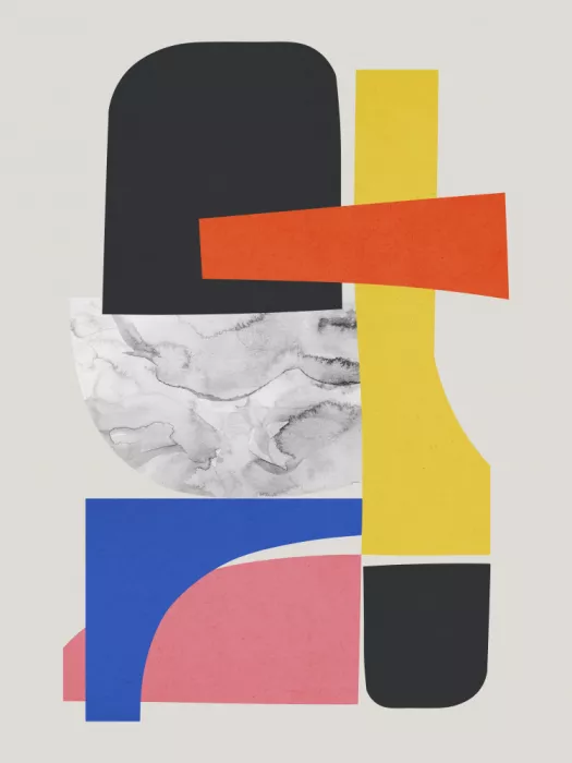 Costa, Vitor: Collage astratto 5