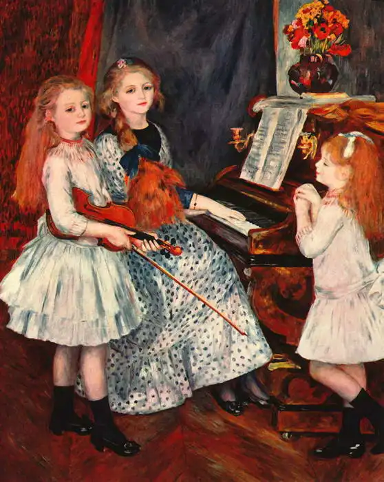 Renoir, Auguste: Portrét dcery paní Catulle-Mendes