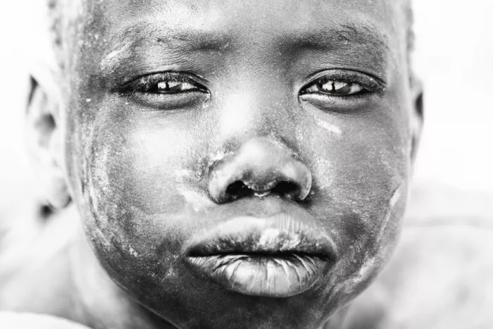 Yosifov, Svetlin: White Mundari portrait boy