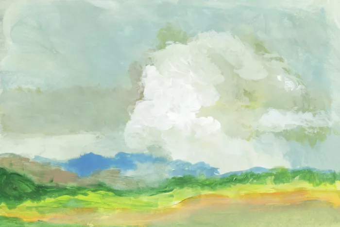 cartissi: Paisaje de grandes nubes