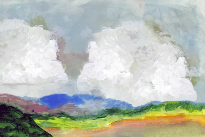 cartissi: Paisaje de Grandes Nubes 2