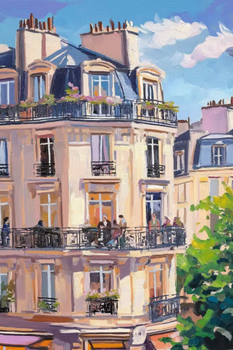 Prints, Art Melloi: Bâtiment de Paris