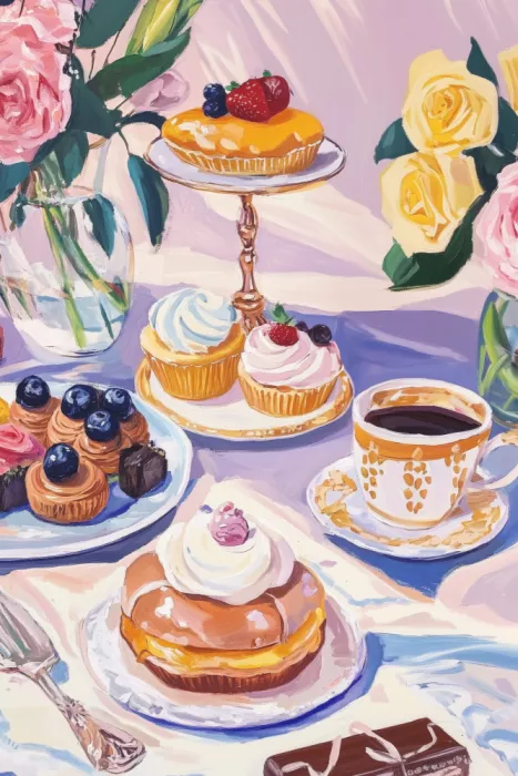 Prints, Art Melloi: Tavolo dei dolci
