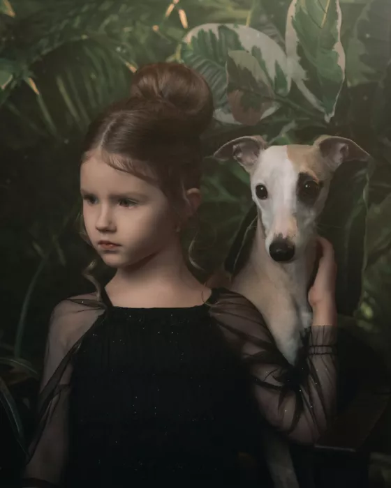 Lee, Martin: Fille et chien