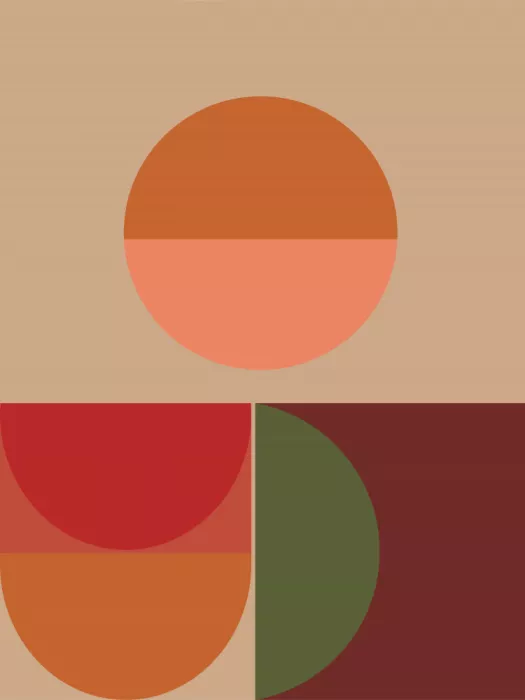 Kulkarni, Nilesh: Season - Midcentury Geometric