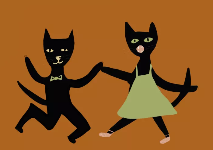 Bursic, Sharyn: Dancing cats