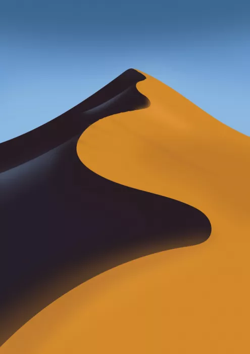 Nicholas: Paesaggio desertico con un colore vivido
