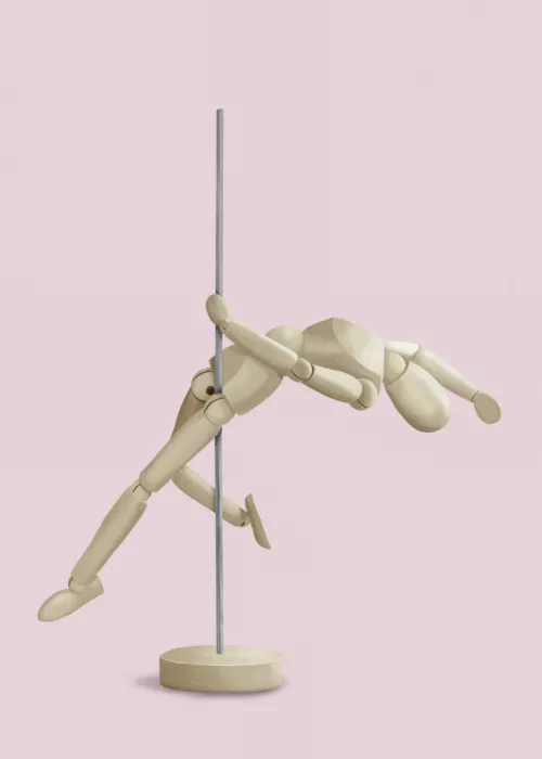 ByKammille: Poledancer pink