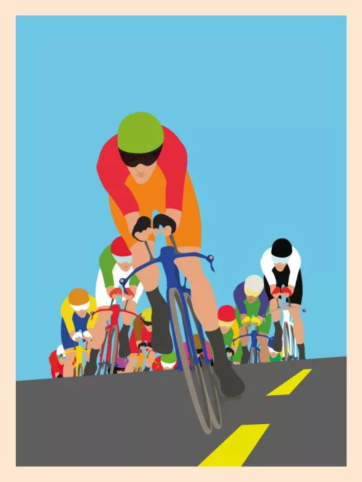 Studio, Art WallChart: Chasing Pack Art Print