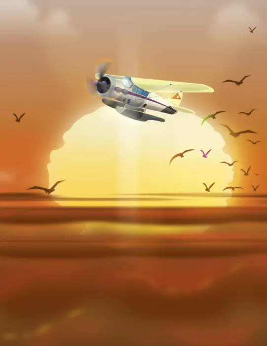 Nicholas: Vibrant Sunset Sky