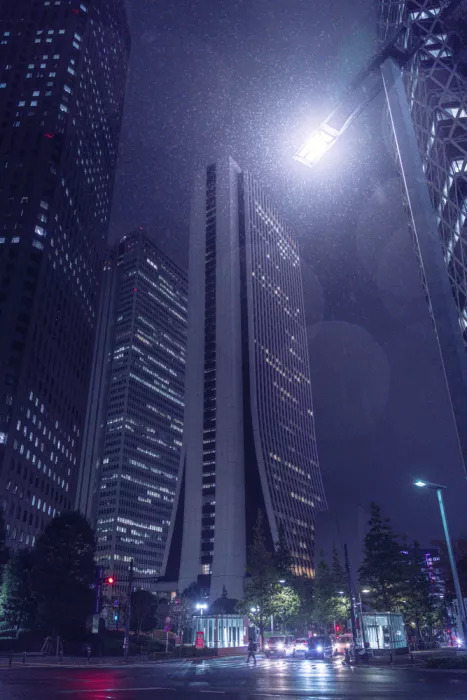 YusukeMatsumoto: Shinjuku rainy night 1