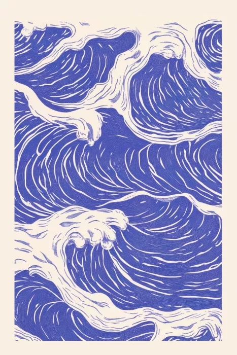 Prints, Art Melloi: Vagues d