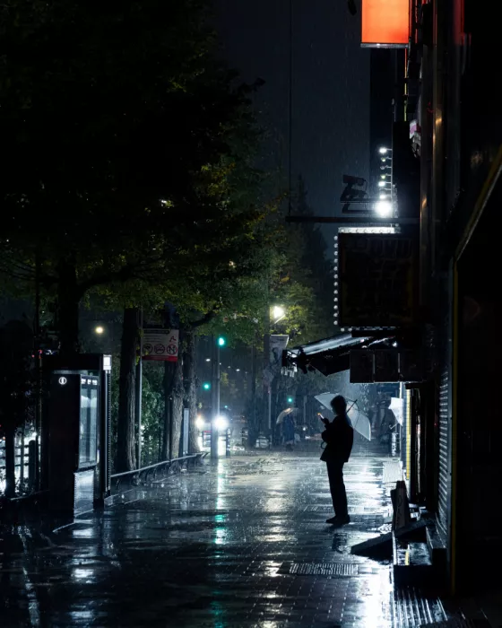YusukeMatsumoto: Rainy night Akihabara 1