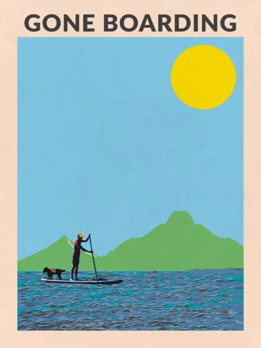 Studio, Art WallChart: Partito per il Surf (Maschio)