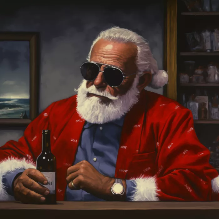 Magnusson, Andreas: Sonnengebräunter Weihnachtsmann