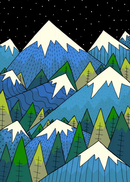 Wade, Stephen: Forêt de montagne bleue