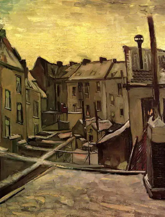 Gogh, Vincent van: Straré domy v Antverpách