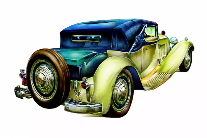 Kulik, Rafal: Classic Car 1931 Bugatti Royale Type 41 Cabriolet