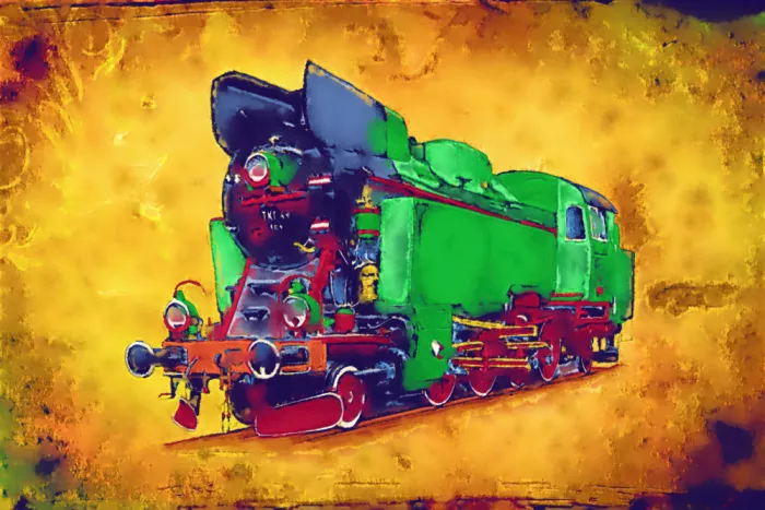 Kulik, Rafal: Zug Sepia Illustration 51