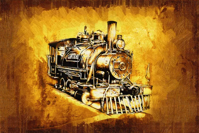 Kulik, Rafal: Train - Sepia Illustration 67