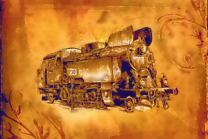 Kulik, Rafal: Vlak - Sépie Ilustrace 73