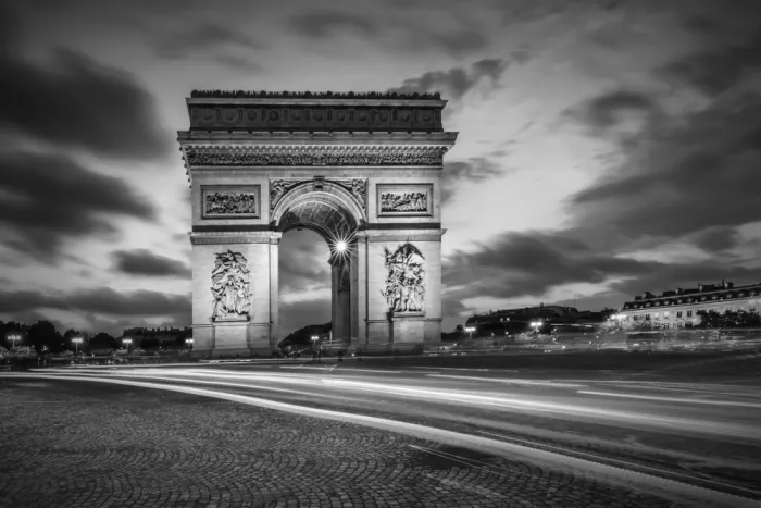 Viola, Melanie: PARIGI Arco di Trionfo | monocromatico