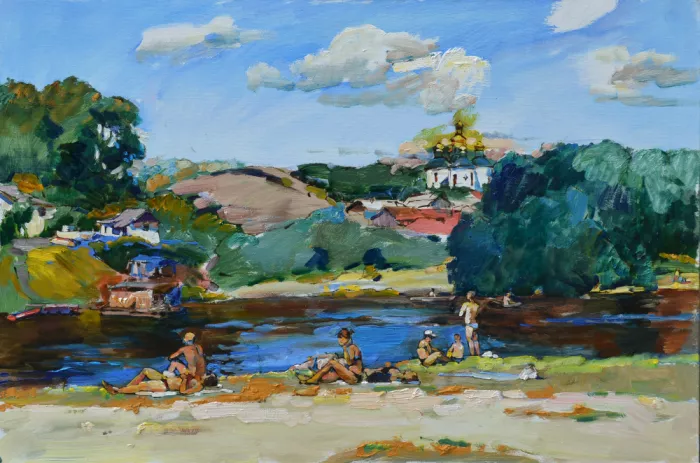 Kutsachenko, Andrii: River beach