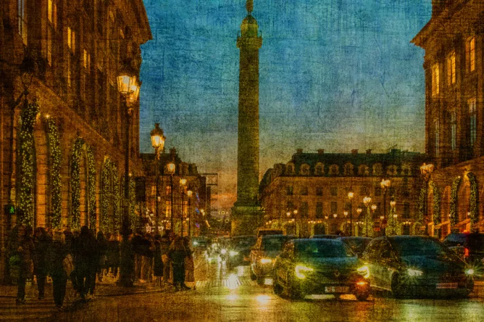 Dupont, Isabelle: Place Vendome at night