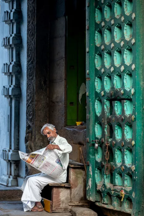 GV, BALASUBRAMANIAN: Eingang zu einem Tempel