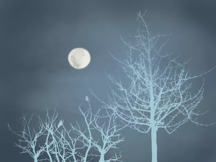 Dean, Little: Full Moon Abstract