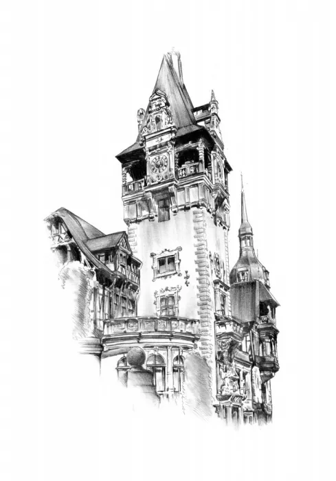 Kulik: Dibujo de Arte Arquitectónico Boceto 6