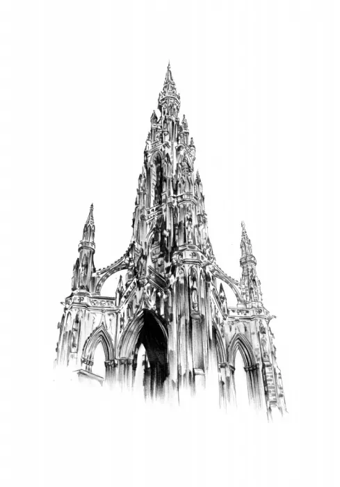 Kulik: Dibujo de arte arquitectónico Boceto 7