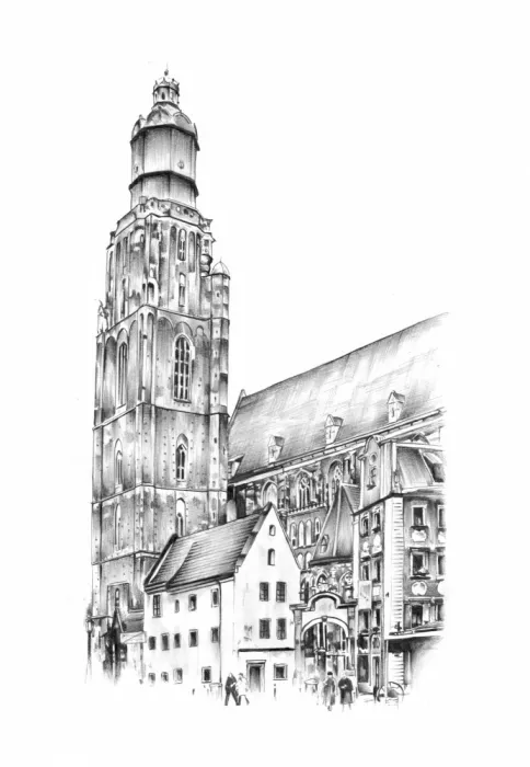 Kulik: Dibujo de Arte Arquitectónico Esbozo 36