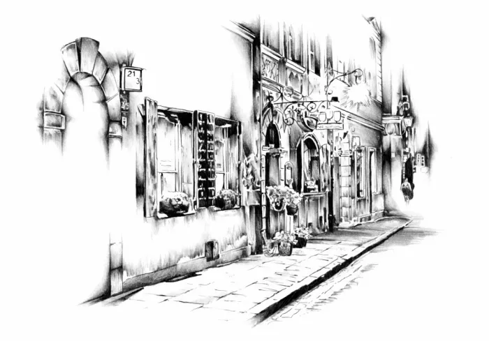 Kulik: Dibujo de arte arquitectónico Boceto 53
