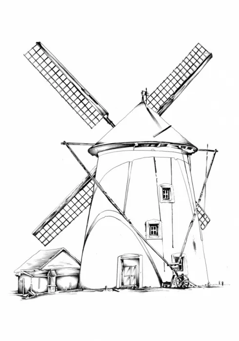 Kulik: Dibujo de arte arquitectónico Boceto 61