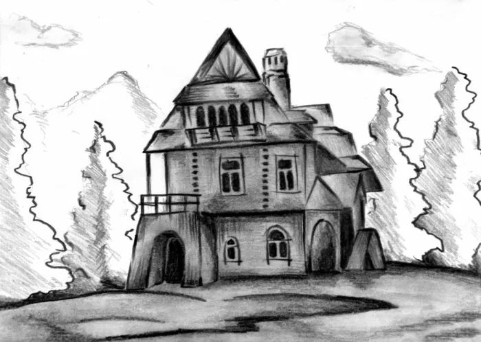 Kulik: Dibujo de arte arquitectónico Boceto 66