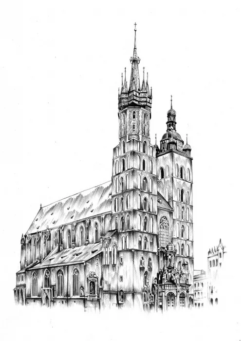Kulik: Dibujo de arquitectura Boceto 81