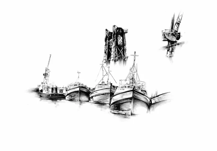 Kulik: Barca, Mare, Arte Marina, Disegno, Schizzo 10