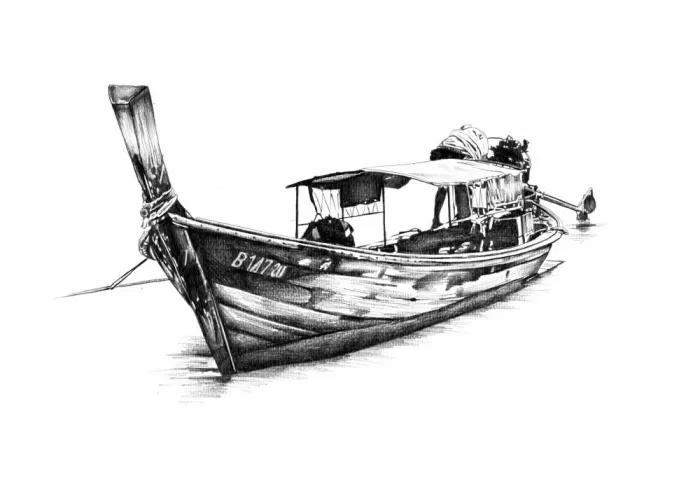 Kulik: Barca, Mare, Arte marina, Disegno, Schizzo 13