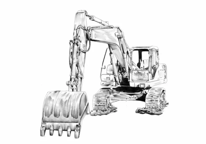 Kulik: Vehicle Art Drawing Sketch  6