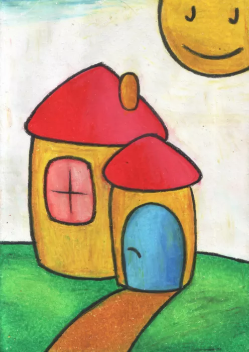 Kulik: Dibujo de arte con crayón oleoso 23