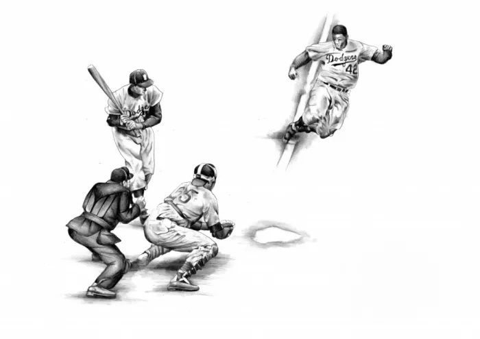 Kulik: Sport American Art Drawing Sketch 14