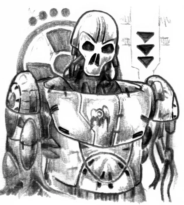 Kulik: Science Fiction Cyborg Art Drawing Sketch 41