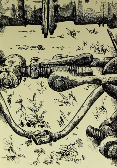 Kulik: Still Life Art Drawing Sketch 5