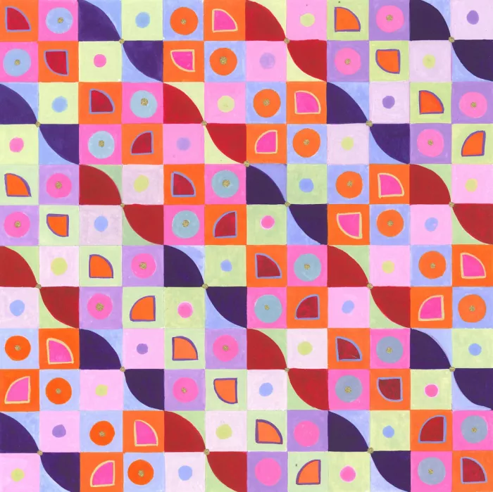 Brent, Isabelle: Diagonales Fliesenmuster