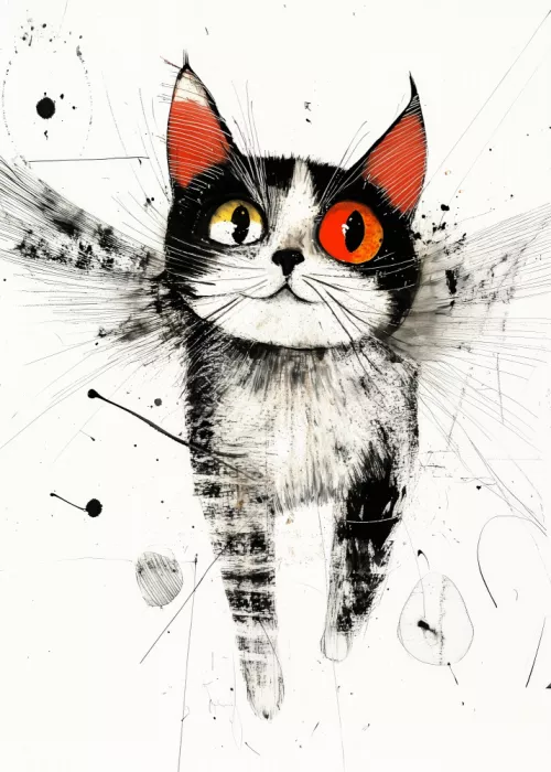 Jaszke, Justyna: Drawing Cat Animal Art (3)
