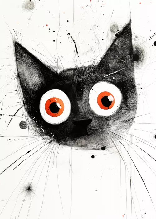 Jaszke, Justyna: Drawing Cat Animal Art (7)