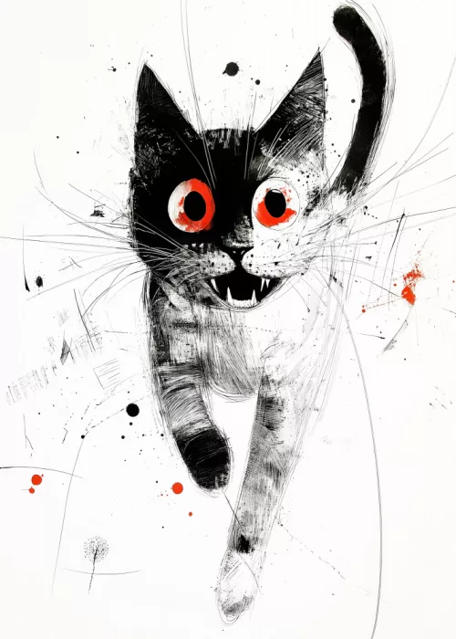 Jaszke, Justyna: Drawing Cat Animal Art (9)