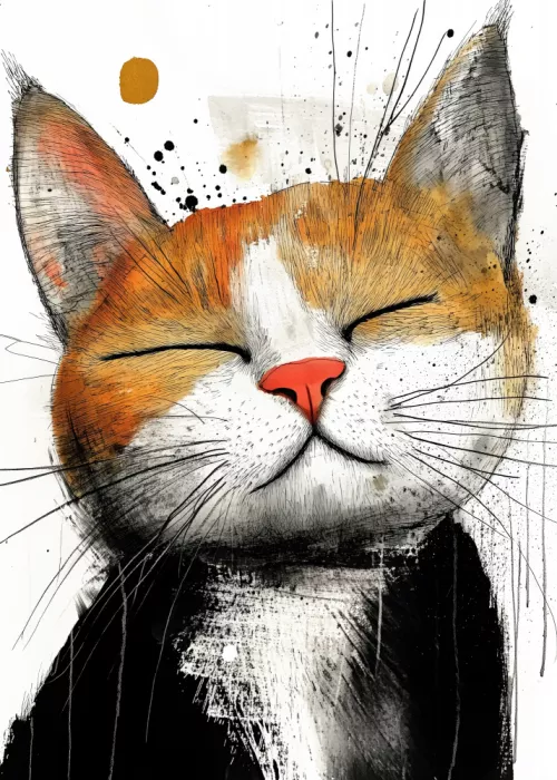 Jaszke, Justyna: Drawing Cat Animal Art (10)