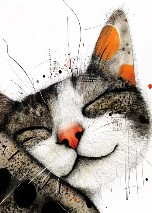 Jaszke, Justyna: Drawing Cat Animal Art (14)